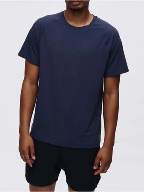 Outdoor Voices Navy Short Sleeve Crew Tee